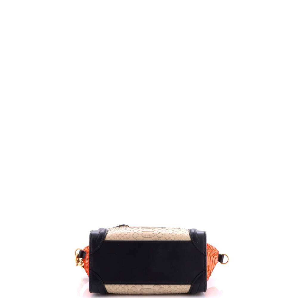 Celine Tricolor Luggage Bag Python And #258974C17B - Picture 4 of 8